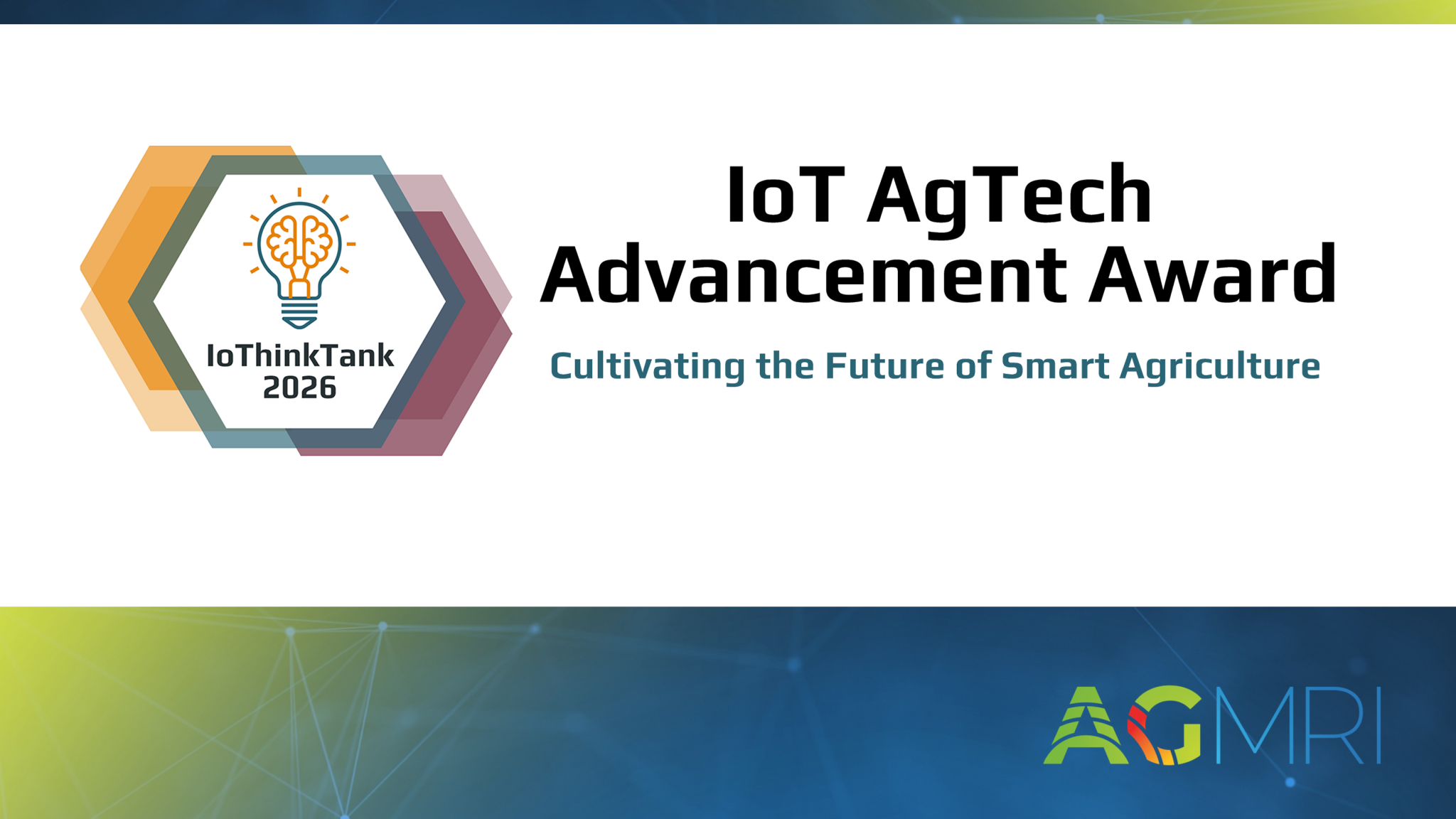 Intelinair Wins the 2026 IoT AgTech Advancement Award for AGMRI — Two ...
