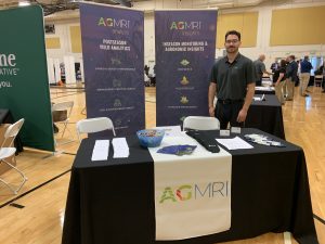 Intelinair table at the Purdue College of Agriculture Fall Career Fair